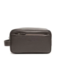 E.Marinella BEAUTY CASE DA UOMO TESTA MORO In pelle martellata Hot