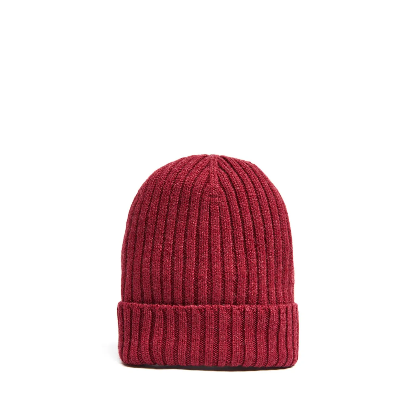 E.Marinella BERRETTO A COSTE BORDEAUX In cashmere