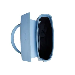 E.Marinella BORSA CLEO AZZURRA In pelle liscia Online