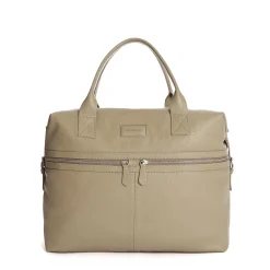E.Marinella BORSA DA VIAGGIO BEIGE In pelle martellata New