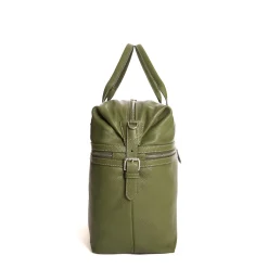 E.Marinella BORSA DA VIAGGIO VERDE OLIVA In pelle martellata Sale