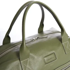 E.Marinella BORSA DA VIAGGIO VERDE OLIVA In pelle martellata Sale