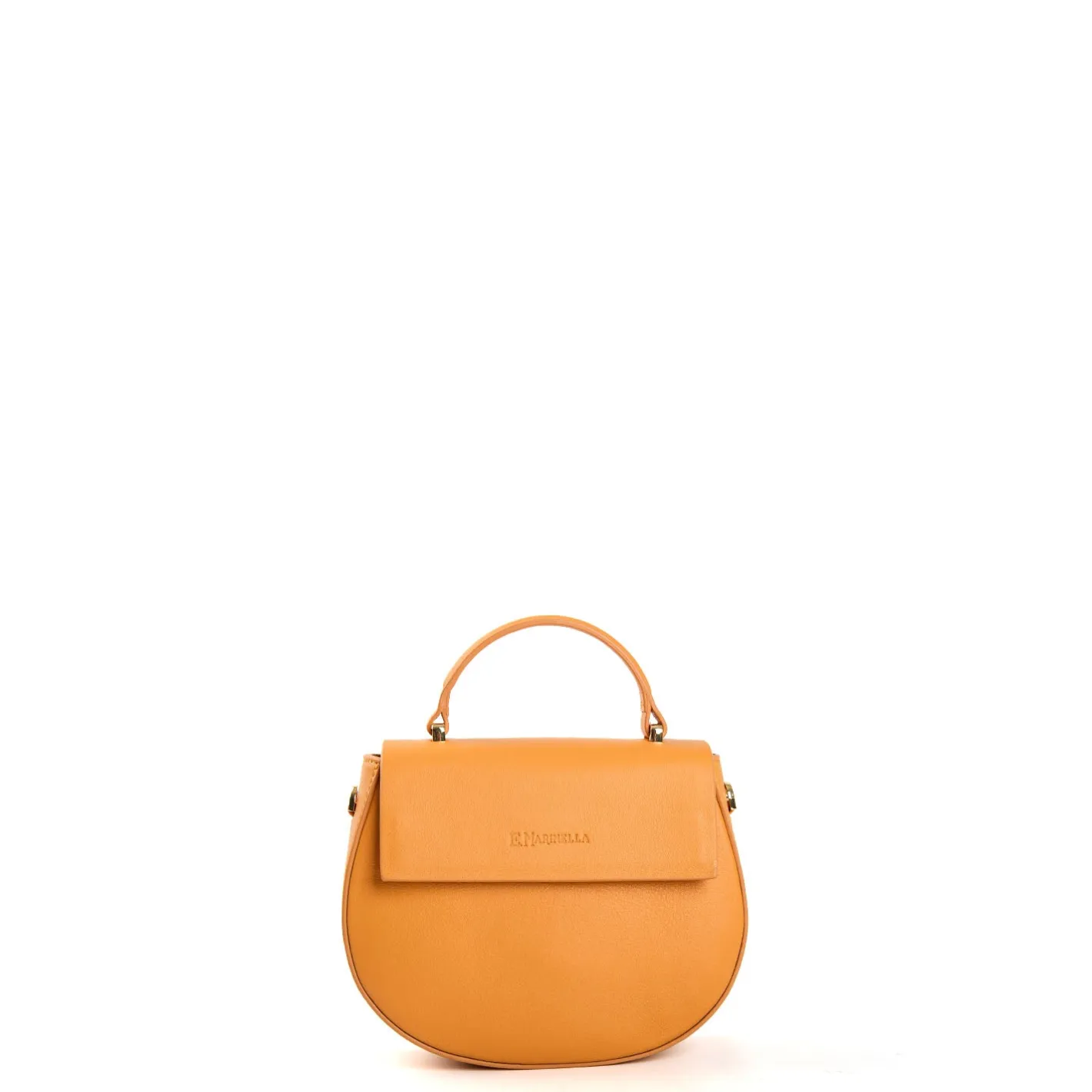 E.Marinella BORSA MINI CLEO ARANCIONE In pelle liscia Hot