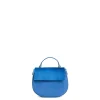 E.Marinella BORSA MINI CLEO BLUETTE In camoscio e cavallino
