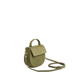 E.Marinella BORSA MINI CLEO VERDE OLIVA In camoscio e cavallino Sale