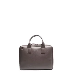 E.Marinella BORSA PORTA PC MARRONE SCURO In pelle martellata Sale