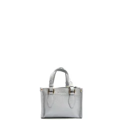 E.Marinella BORSA SHOPPING MINI AZZURRO POLVERE In pelle martellata Online
