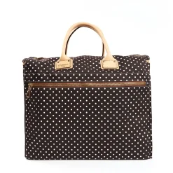 E.Marinella BORSA WEEKEND DESTRUTTURATA MARRONE SCURO Pois Online
