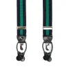 E.Marinella BRETELLE EM BLU SCURO E VERDE Rigata Discount