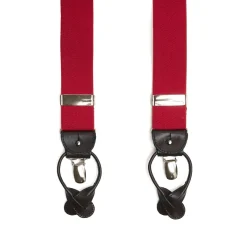 E.Marinella BRETELLE EM ROSSE Tinta unita Outlet