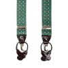 E.Marinella BRETELLE EM VERDE SCURO Microfantasia fiore Outlet