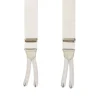 E.Marinella BRETELLE GRIGIO CHIARO In raso di seta 3,5 cm Outlet