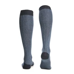 E.Marinella CALZE LUNGHE BICOLORE AZZURRO POLVERE E BLU Tinta unita Online