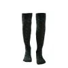 E.Marinella CALZE LUNGHE VERDE SCURO IN COTONE Microfantasia fiore Discount