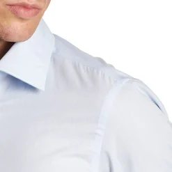 E.Marinella CAMICIA CLASSICA AZZURRA REGULAR In cotone popeline Online