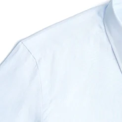 E.Marinella CAMICIA CLASSICA AZZURRA REGULAR In cotone popeline Online