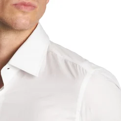 E.Marinella CAMICIA CLASSICA BIANCA SLIM In cotone popeline Outlet
