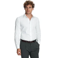 E.Marinella CAMICIA CLASSICA BIANCA SLIM In cotone popeline Outlet