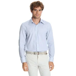 E.Marinella CAMICIA CLASSICA DOPPIA RIGA REGULAR In cotone popeline Sale