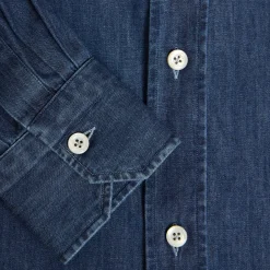 E.Marinella CAMICIA DI JEANS Blu Outlet