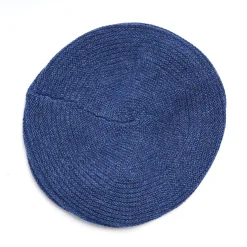 E.Marinella CAPPELLO BASCO A RIGHE BLU In cashmere Outlet