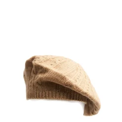 E.Marinella CAPPELLO BASCO A TRECCE CAMMELLO In cashmere Sale