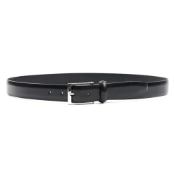 E.Marinella CINTURA CLASSICA NERA In pelle 30 mm Hot