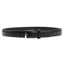 E.Marinella CINTURA CLASSICA NERA In pelle 30 mm Hot