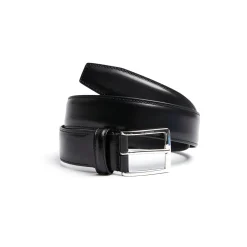E.Marinella CINTURA CLASSICA NERA In pelle 35 mm Clearance