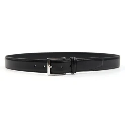 E.Marinella CINTURA CLASSICA NERA In pelle 35 mm Clearance