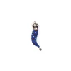 E.Marinella CORNETTO BLU In seta e argento Discount