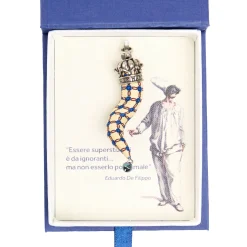 E.Marinella CORNETTO GIALLO In seta e argento Hot
