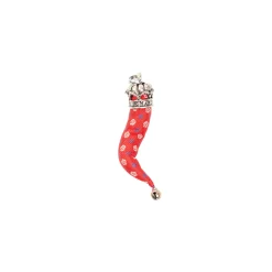 E.Marinella CORNETTO ROSSO In seta e argento Online