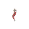 E.Marinella CORNETTO ROSSO In seta e argento Discount