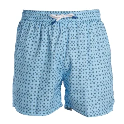 E.Marinella COSTUME DA BAGNO AZZURRO Macrofantasia fiore Hot