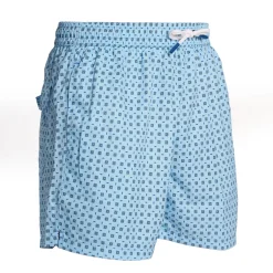 E.Marinella COSTUME DA BAGNO AZZURRO Macrofantasia fiore Hot