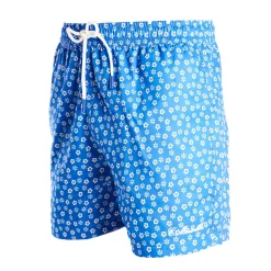 E.Marinella COSTUME DA BAGNO AZZURRO Macrofantasia fiore Clearance