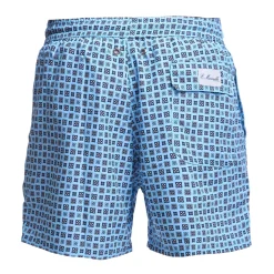 E.Marinella COSTUME DA BAGNO AZZURRO Macrofantasia fiore Sale