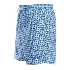 E.Marinella COSTUME DA BAGNO AZZURRO Macrofantasia fiore Sale