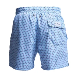E.Marinella COSTUME DA BAGNO AZZURRO Microfantasia fiore Sale
