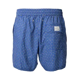 E.Marinella COSTUME DA BAGNO BLU Macrofantasia fiore Outlet