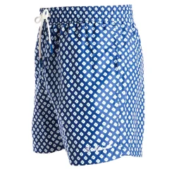 E.Marinella COSTUME DA BAGNO BLU Macrofantasia fiore Best
