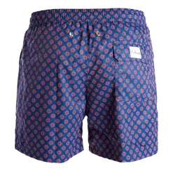 E.Marinella COSTUME DA BAGNO BLU Macrofantasia fiore