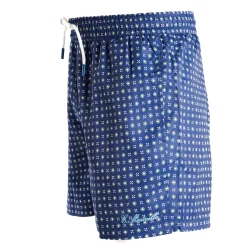 E.Marinella COSTUME DA BAGNO BLU Microfantasia fiore Discount