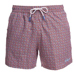 E.Marinella COSTUME DA BAGNO BORDEAUX Macrofantasia fiore Clearance