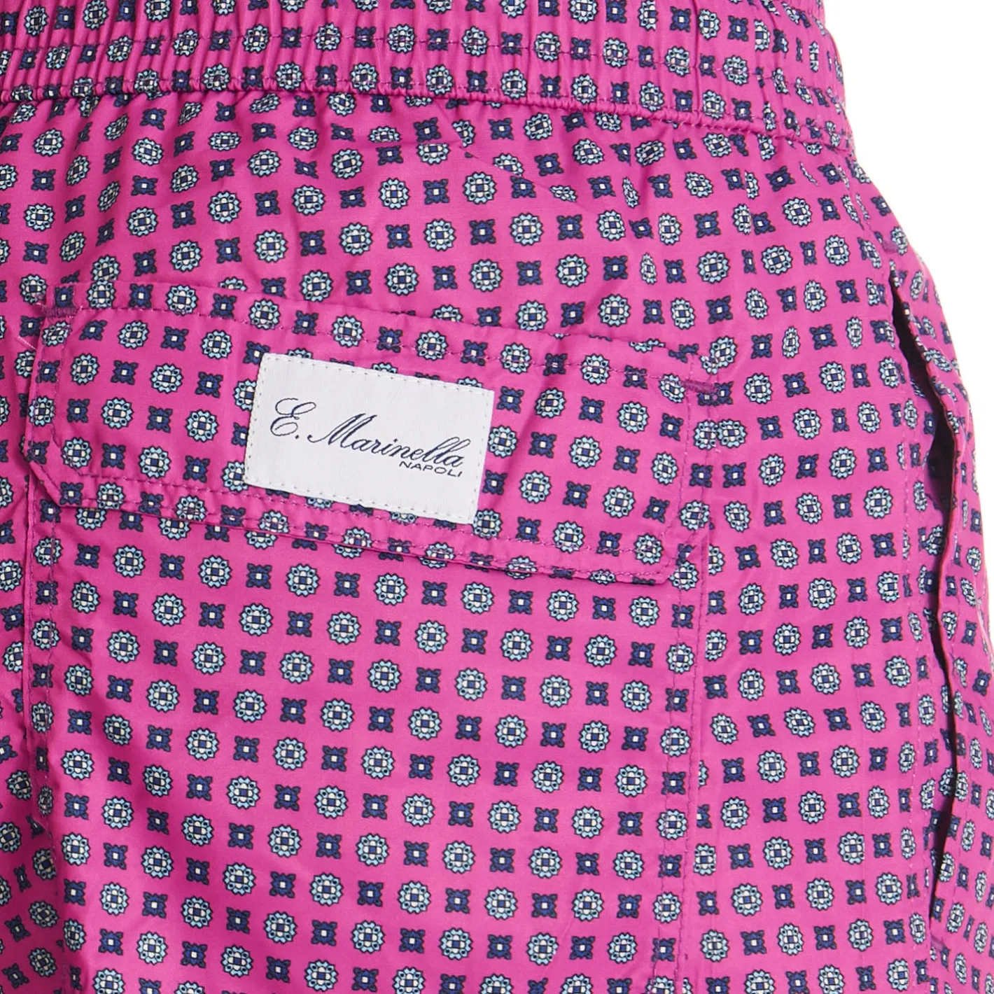 E.Marinella COSTUME DA BAGNO FUCSIA Macrofantasia fiore New