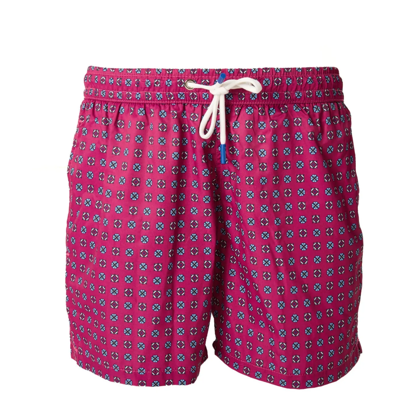 E.Marinella COSTUME DA BAGNO FUCSIA Microfantasia fiore Outlet
