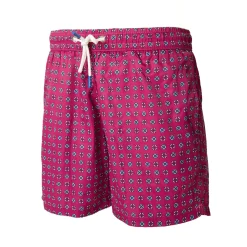 E.Marinella COSTUME DA BAGNO FUCSIA Microfantasia fiore Outlet