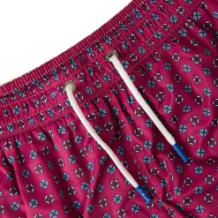 E.Marinella COSTUME DA BAGNO FUCSIA Microfantasia fiore Outlet