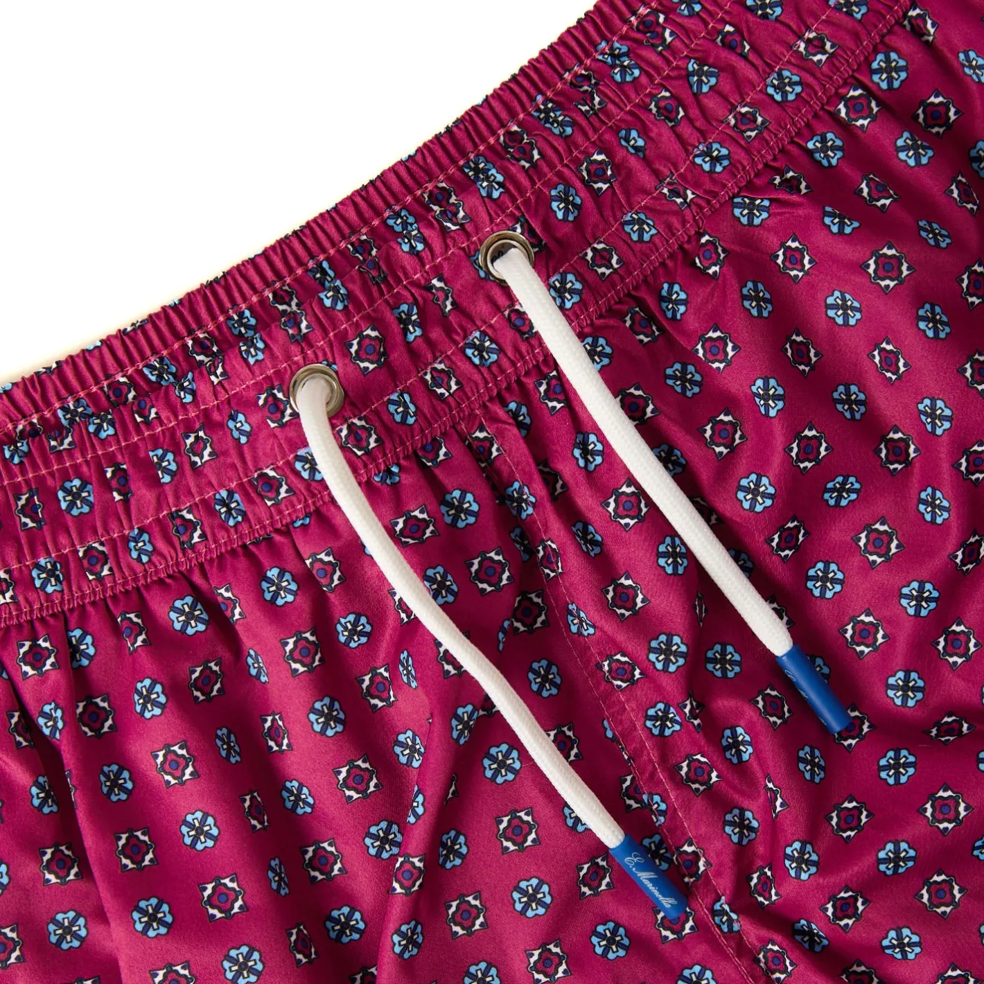 E.Marinella COSTUME DA BAGNO FUCSIA Microfantasia fiore Outlet